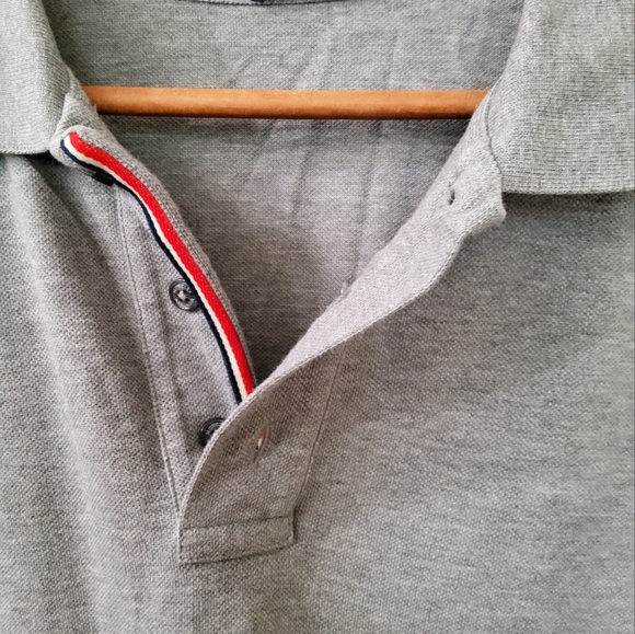 Moncler Gray Polo Shirt Size L - Picture 4 of 10